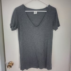 Victoria's Secret Gray V neck Tshirt